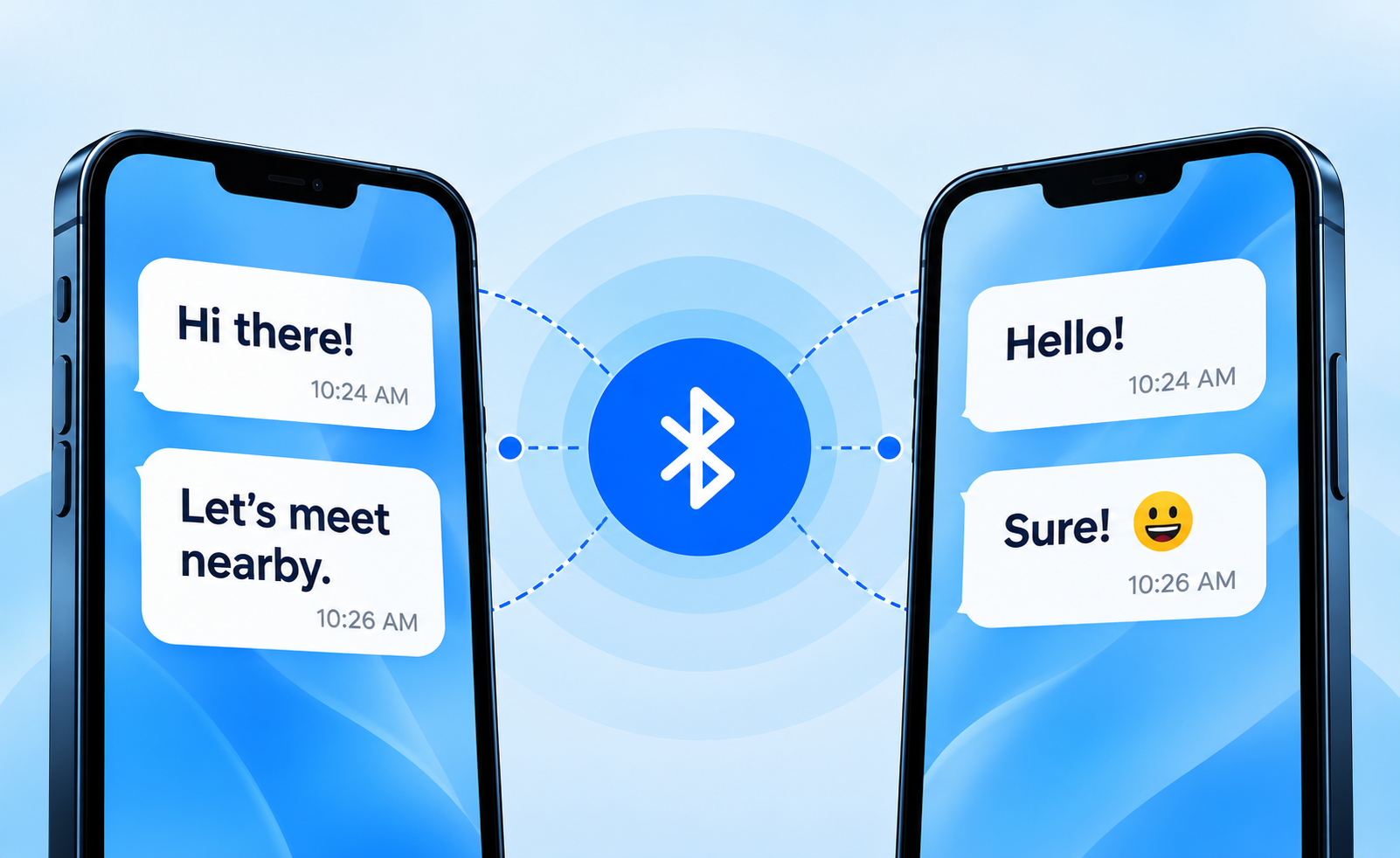 Private Device-to-Device Chat